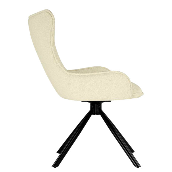 Стул на металлокаркасе Chicago cream / black Стул на металлокаркасе Chicago cream / black - фото 3