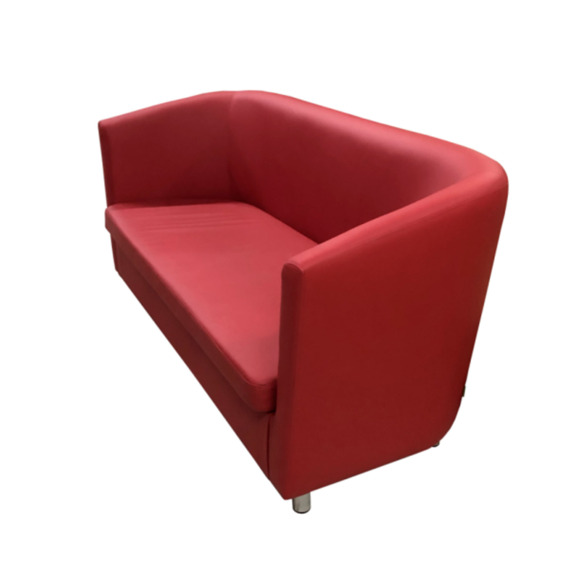 Диван Вейв двухместный, красный - фото 4