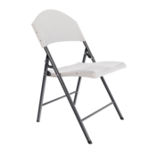 Фотография товара Стул складной Samman Van N, белый флок, гладкий от компании ChiedoCover.