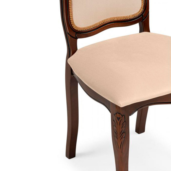 Деревянный стул Эмилин вишня / муса темная 082 - фото 6