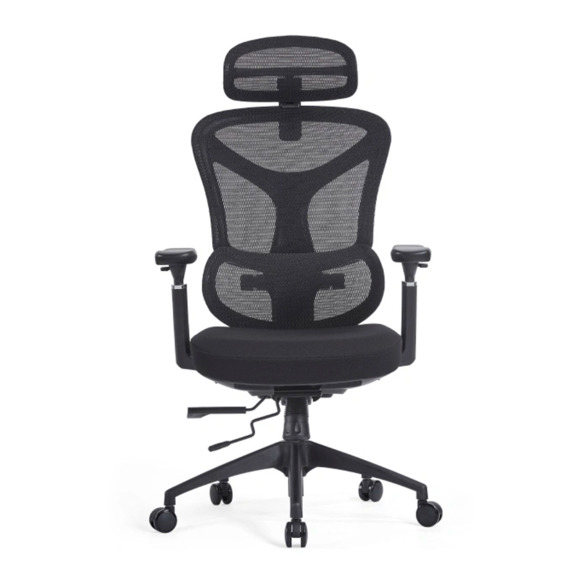 Офисное поворотное кресло Sparx fx-20 limber black / black - фото 4