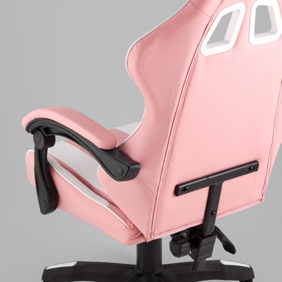 Кресло спортивное TopChairs MG-7035 розово-белый - фото 6