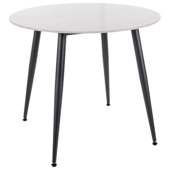 Стол обеденный Integer, белый, черный Стол обеденный Integer, белый, черный - фото 1