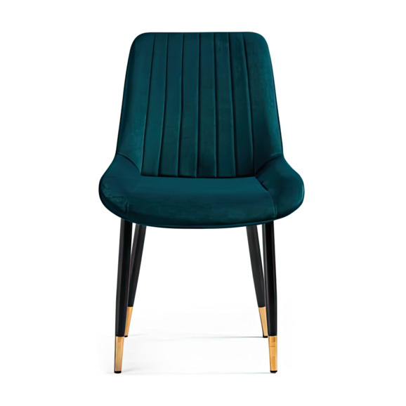 Стул Seda 1 green / gold / black - фото 2