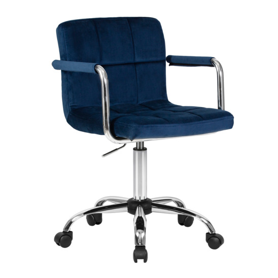 Офисное кресло Таварес, синий велюр - фото 1