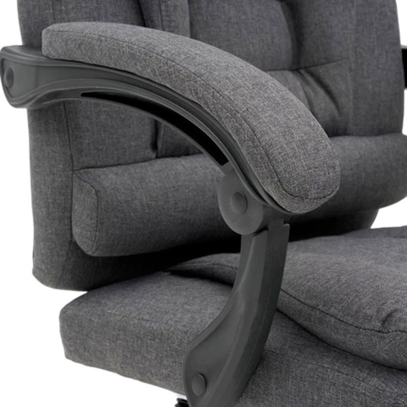 Кресло офисное с функцией вибромассажа Datum, серый - фото 14