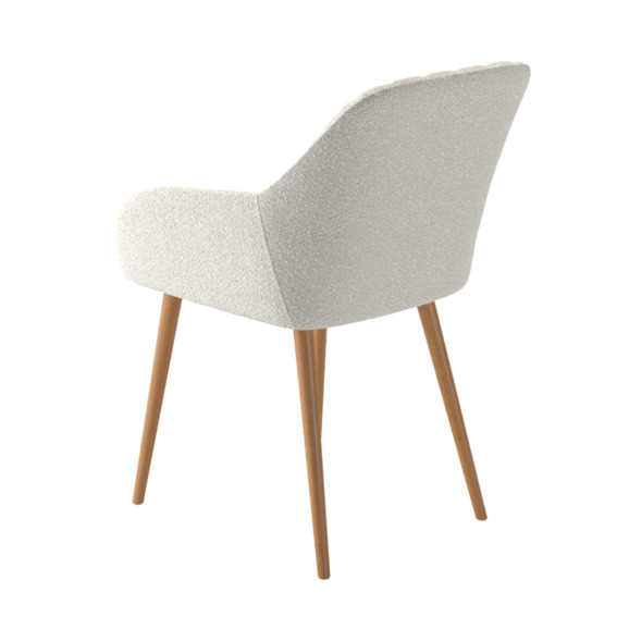 Стул Сентор, дуб коньяк, букле вайт - фото 3