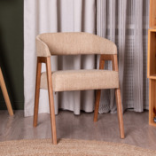 Фотография в интерьере товара Стул Ricco, рогожка Bingo 32, бук морилка светлый орех от компании ChiedoCover.