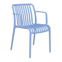 Фотография Стул Gorg с подлокотниками, голубой от производителя ChiedoCover, картинка продукции, реальное фото товара Настоящее фото товара Стул Gorg с подлокотниками, голубой, произведённого компанией ChiedoCover
