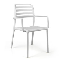 Настоящее фото товара Кресло пластиковое Costa, белый, произведённого компанией ChiedoCover