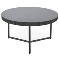 Настоящее фото товара Стол журнальный Cell, черный, произведённого компанией ChiedoCover