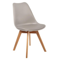 Настоящее фото товара Стул Eames Bon, латте, произведённого компанией ChiedoCover