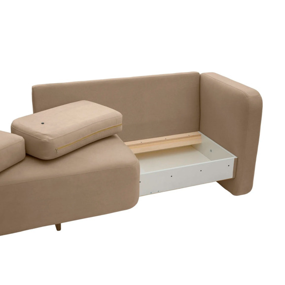 Кушетка-диван Хьюст-1, светло-коричневый - фото 6