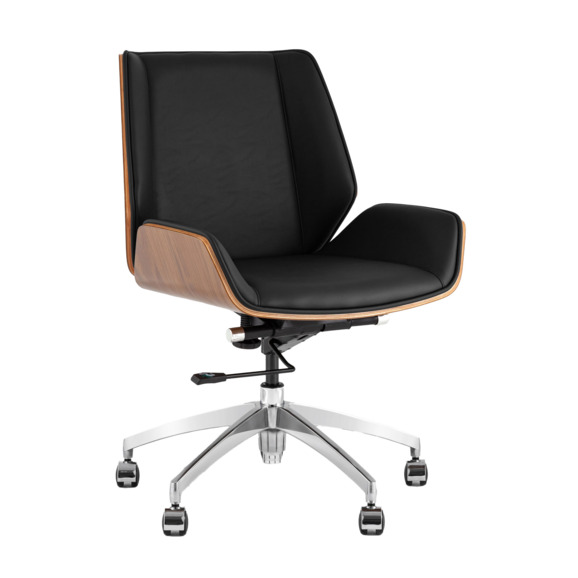 Кресло офисное TopChairs Crown SN черный - фото 1