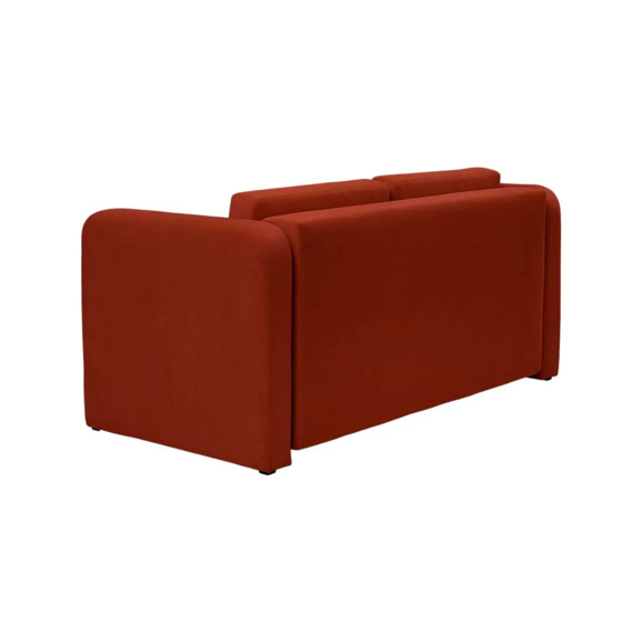 Диван Марлон 131x95x80 см, терракотовый велюр - фото 4