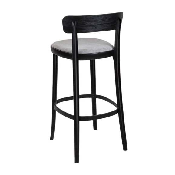 Стул деревянный барный Ден, черный - фото 4