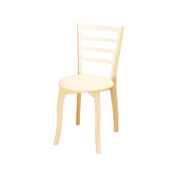 Стул Кларент, массив березы, кожзам ваниль - фото 2