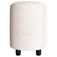 Фотография Пуф Тепал, велюр, бежевый Фотография товара Пуф Тепал, велюр, бежевый от компании ChiedoCover.