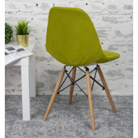 Чехол Е03 на стул Eames, оливковый