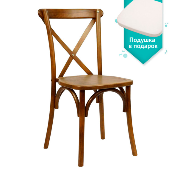Стул Кроссбэк, светлый орех Стул Кроссбэк, светлый орех - фото 1