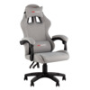 Кресло спортивное TopChairs Druid, серый, ткань
