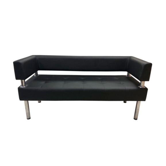 Диван Сантур трехместный, черный - фото 2