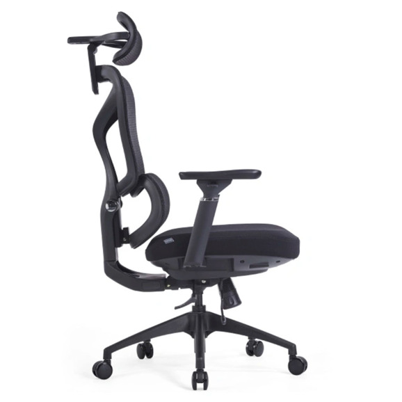 Офисное поворотное кресло Sparx fx-20 limber black / black - фото 3