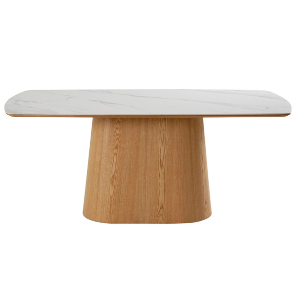 Обеденный стол Sailing, белый, бежевый - фото 2