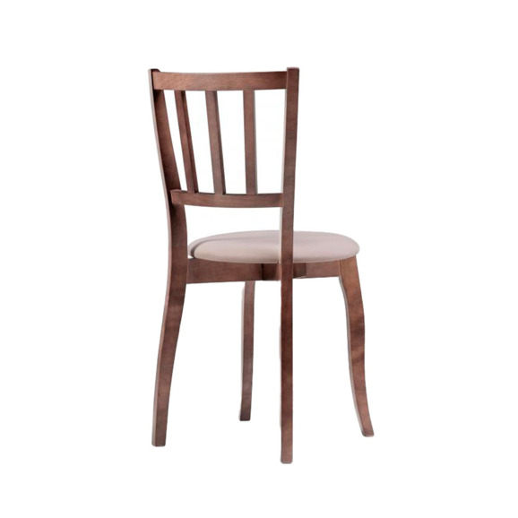 Деревянный стул Айра бежевый / орех - фото 4