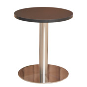 Фотография товара Стол журнальный 0879DT, серебряный, коричневый от компании ChiedoCover.