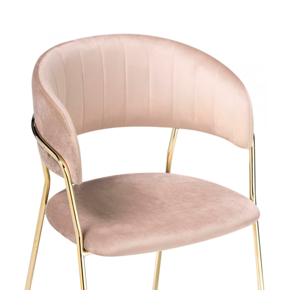 Стул Kamelia cappuccino / gold - фото 5