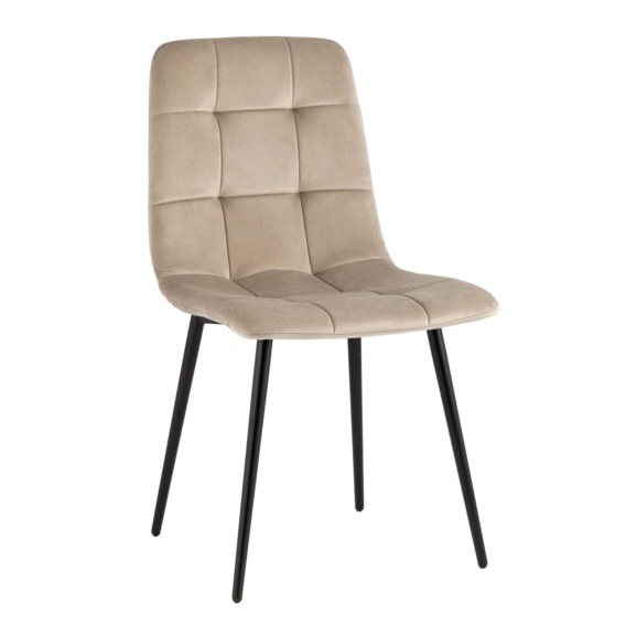 Стул Одди, велюр бежевый - фото 1