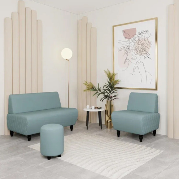 Кресло Лотик велюр, светло-зеленый - фото 6