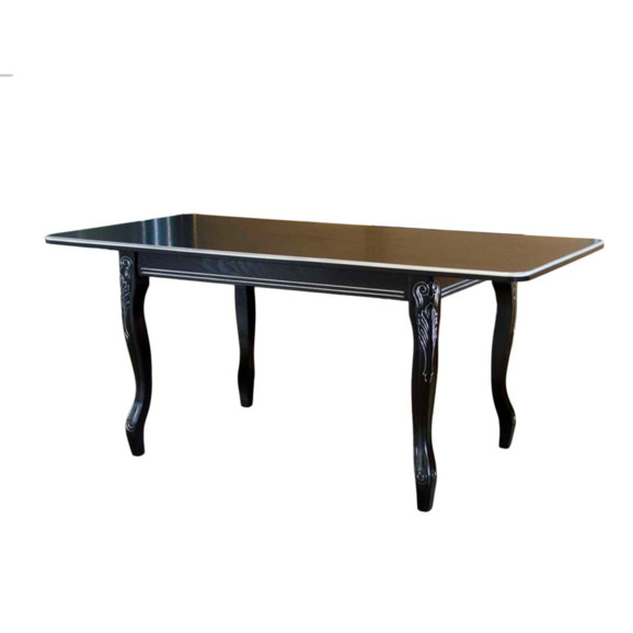 Стол раздвижной Клар, массив бука, темно-коричневый - фото 4