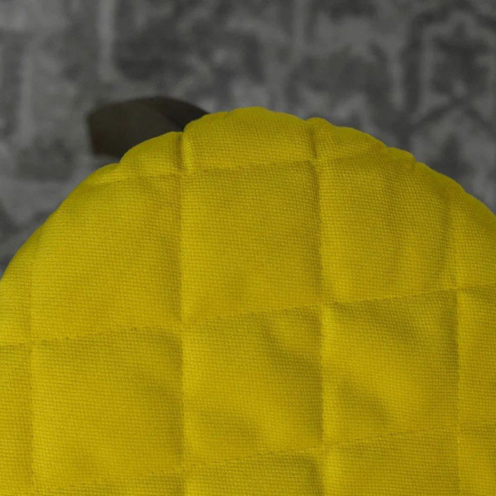 Чехол на табурет уплотненный, желтый - фото 4