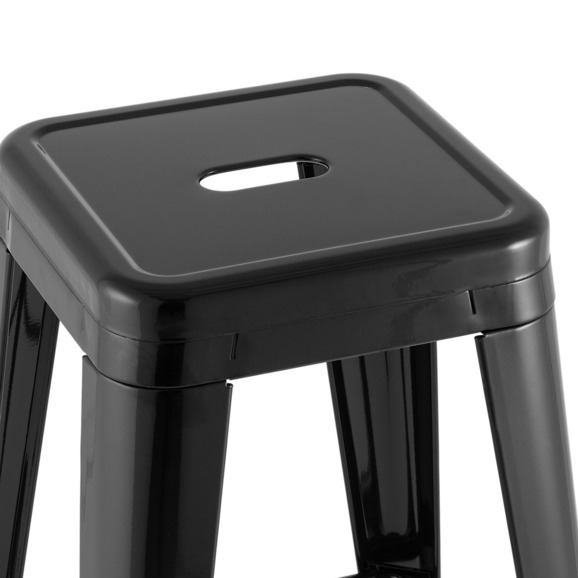 Стул барный TOLIX, черный, глянцевый KD - фото 4