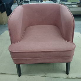 Кресло Лорд, велюр оранжевый