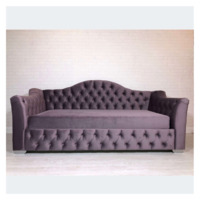 Настоящее фото товара Диван-кровать Адрианна, фиолетовый, произведённого компанией ChiedoCover