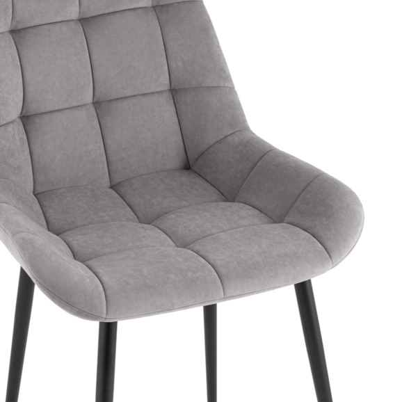 Стул Флекс Original, велюр, серый - фото 7