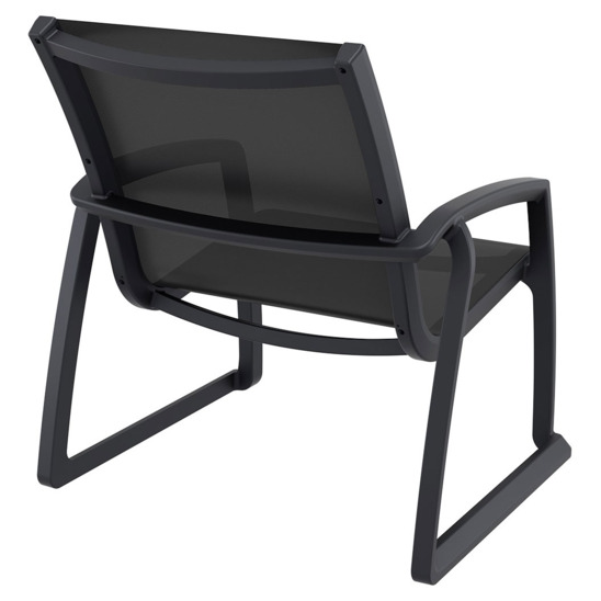 Кресло пластиковое Фронте, черный - фото 5