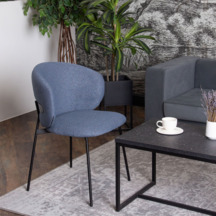 Фотография товара Стул Drezden, букле Positiv 11, каркас RAL9005 муар от компании ChiedoCover.