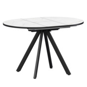 Фотография товара Стол раздвижной Лаки мини 900+300мм, азул, черный муар от компании ChiedoCover.