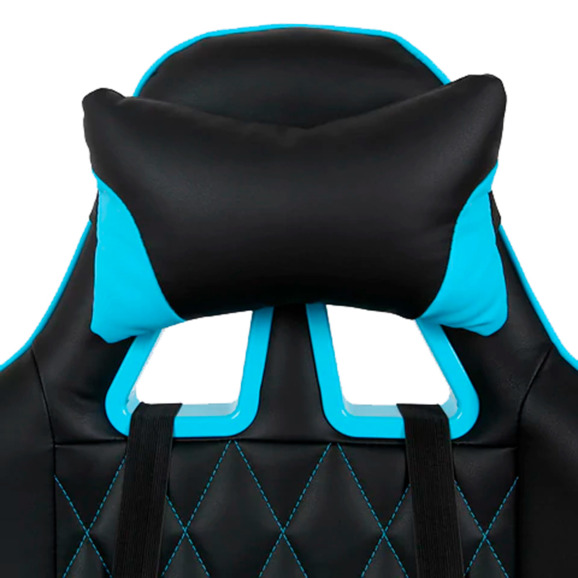 Кресло компьютерное Diorama, черный, голубой - фото 7