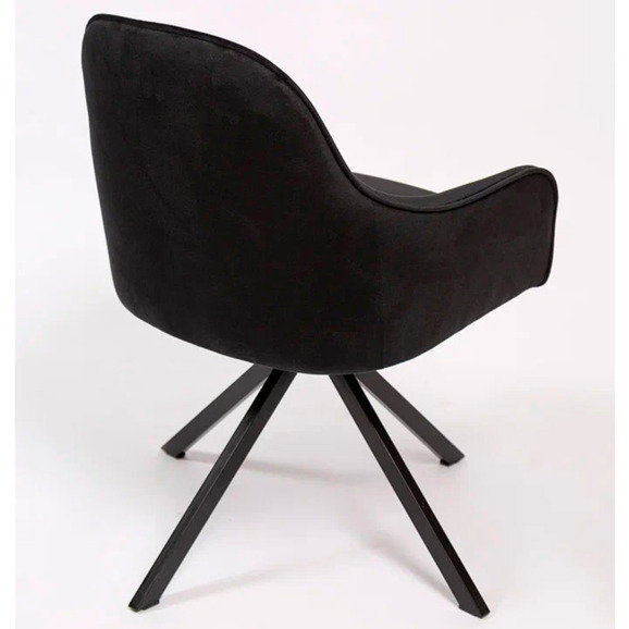 Кресло Сета, пирамида, поворотное основание, черный, велюр - фото 4