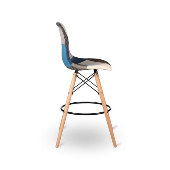  Cтул Eames DSW Patchwork Blue - фото 4