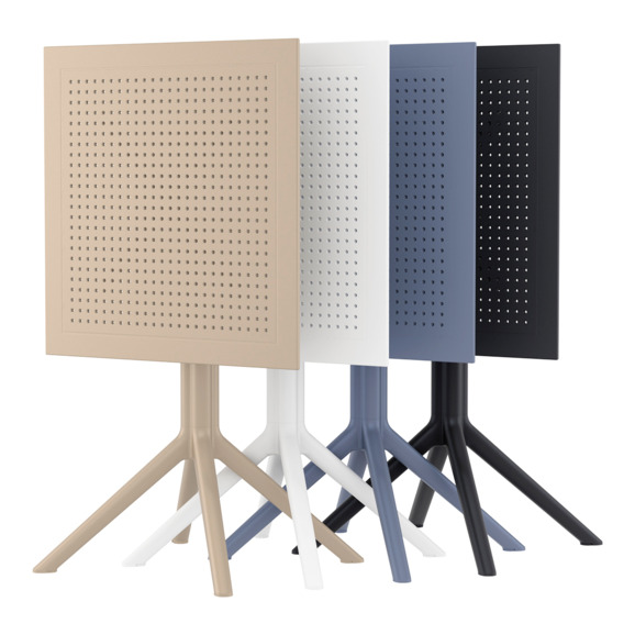 Стол складной Sky Folding Table, 600*600, бежевый - фото 6