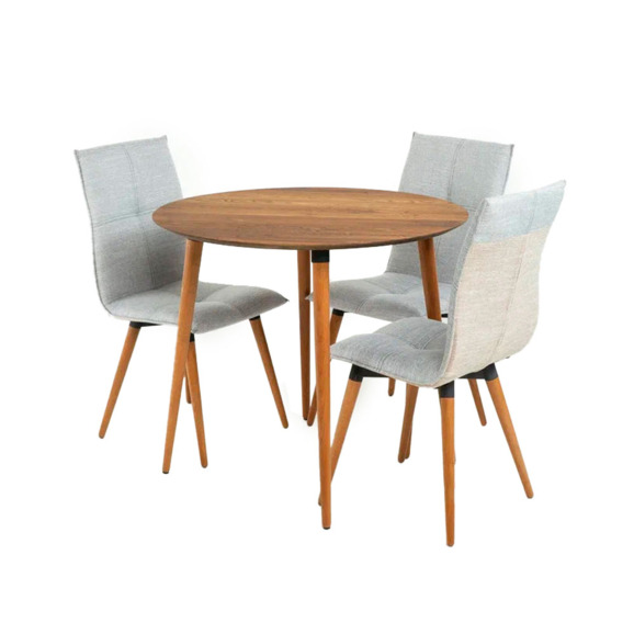 Стол круглый D900, коричневый Стол круглый D900, коричневый - фото 3