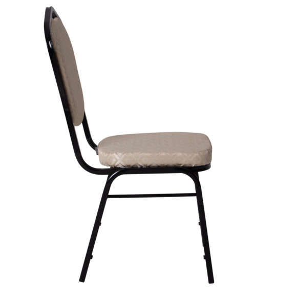 Стул Хит 20, жаккард Санта белый, каркас черный - фото 6