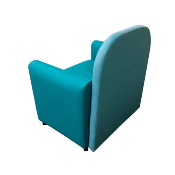 Кресло Мавли, экокожа пегасо, бирюзово-голубой Кресло Мавли, экокожа пегасо, бирюзово-голубой - фото 5