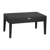 Фотография товара Стол пластиковый журнальный прямоугольный Hola, антрацит от компании ChiedoCover.